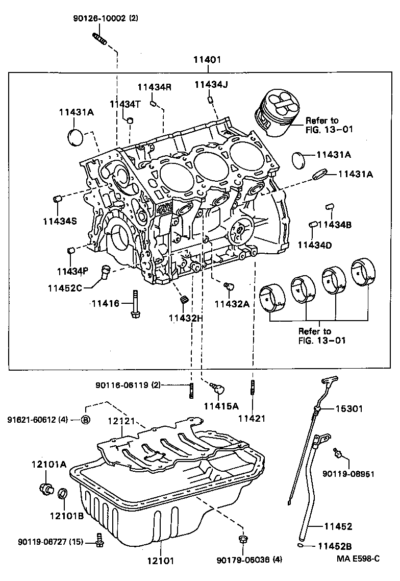 12101-62042 PAN SUB-ASSY, OIL product image