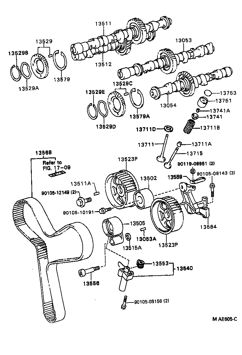 13568-69035 BELT, TIMING product image