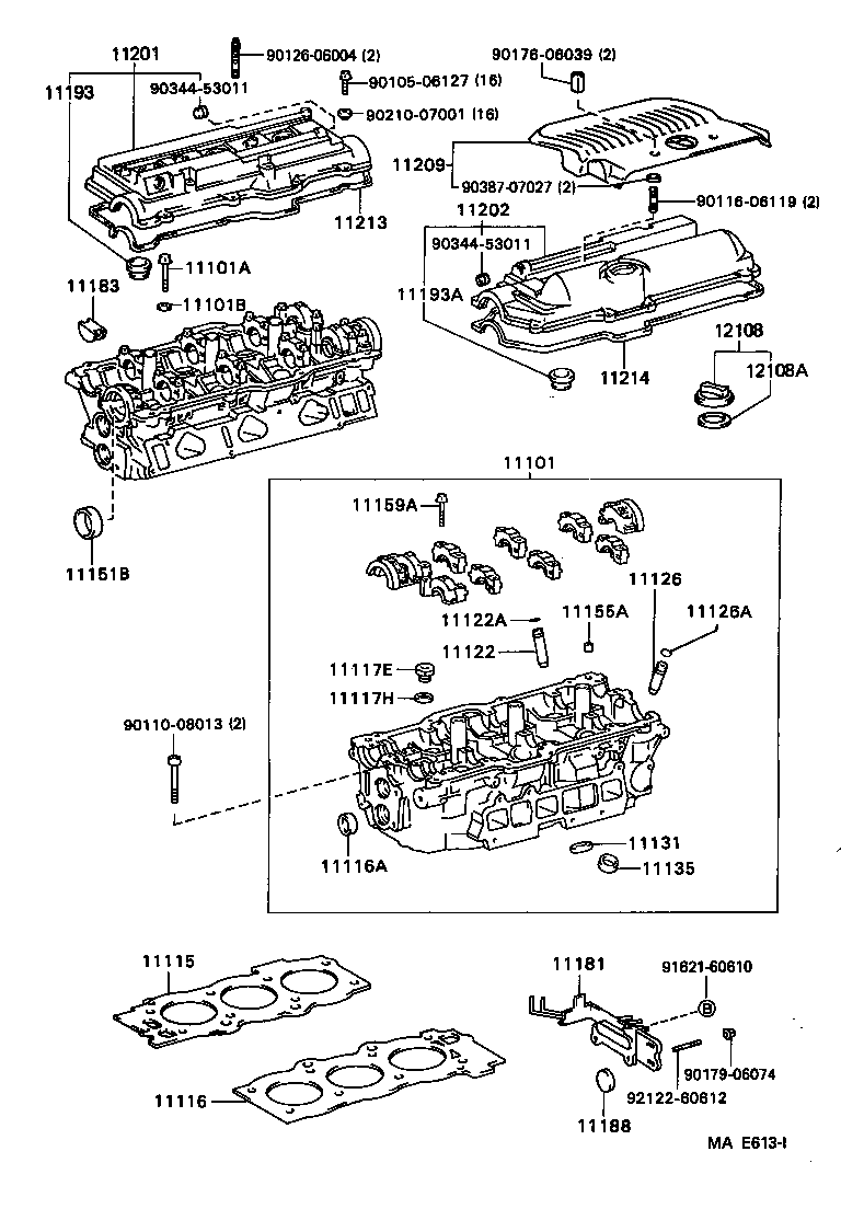11201-03020 COVER SUB-ASSY, CYLINDER HEAD product image