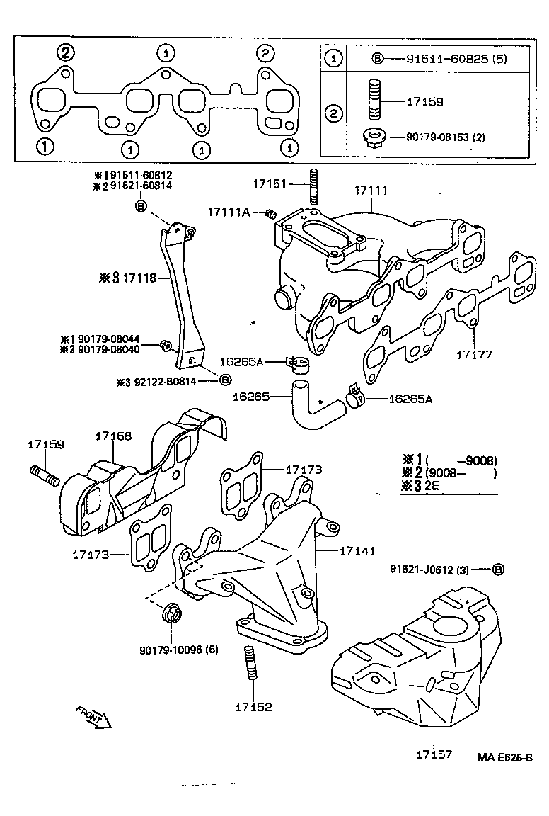 17101-55021 MANIFOLD, INTAKE product image