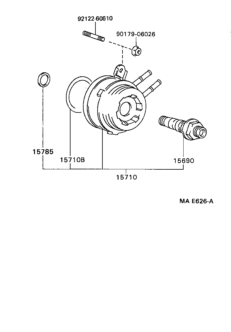 15710-88470 COOLER ASSY, OIL product image