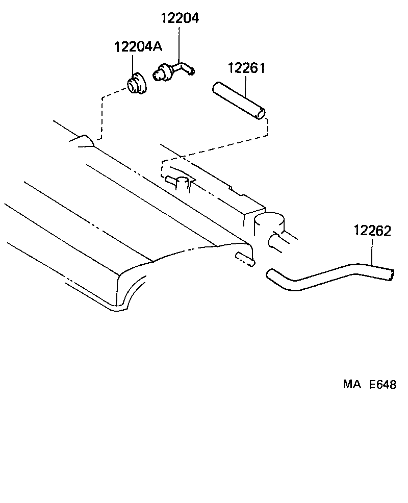 12251-64010 CLAMP, VENTILATION TUBE product image