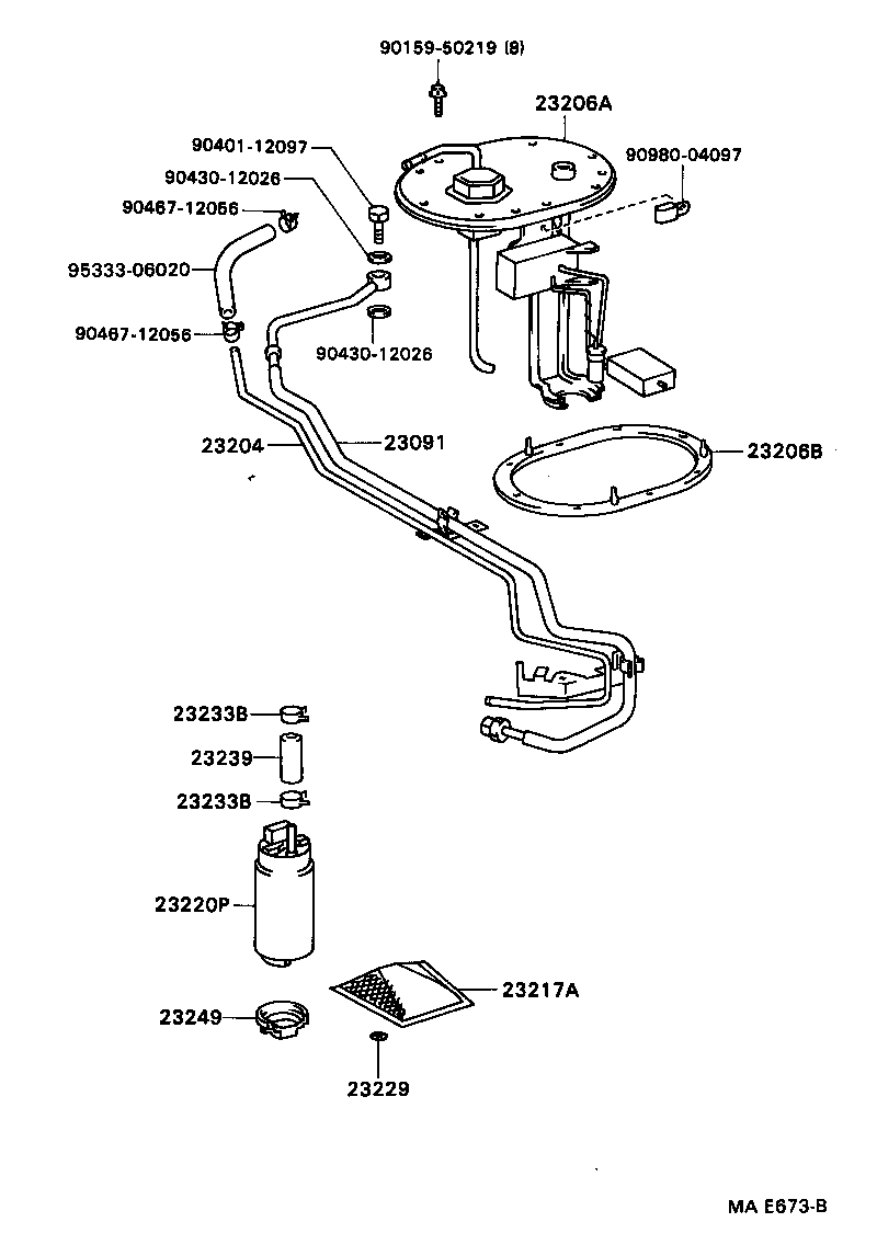 23209-15030 INJECTOR ASSY, FUEL product image