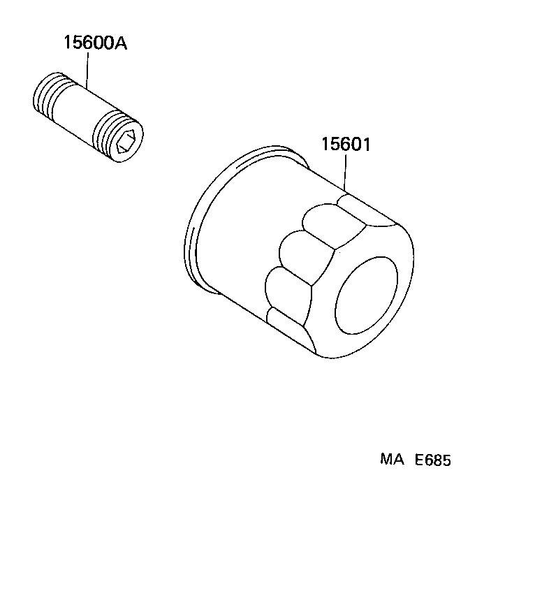 15607-16020 BRACKET SUB-ASSY, OIL FILTER product image