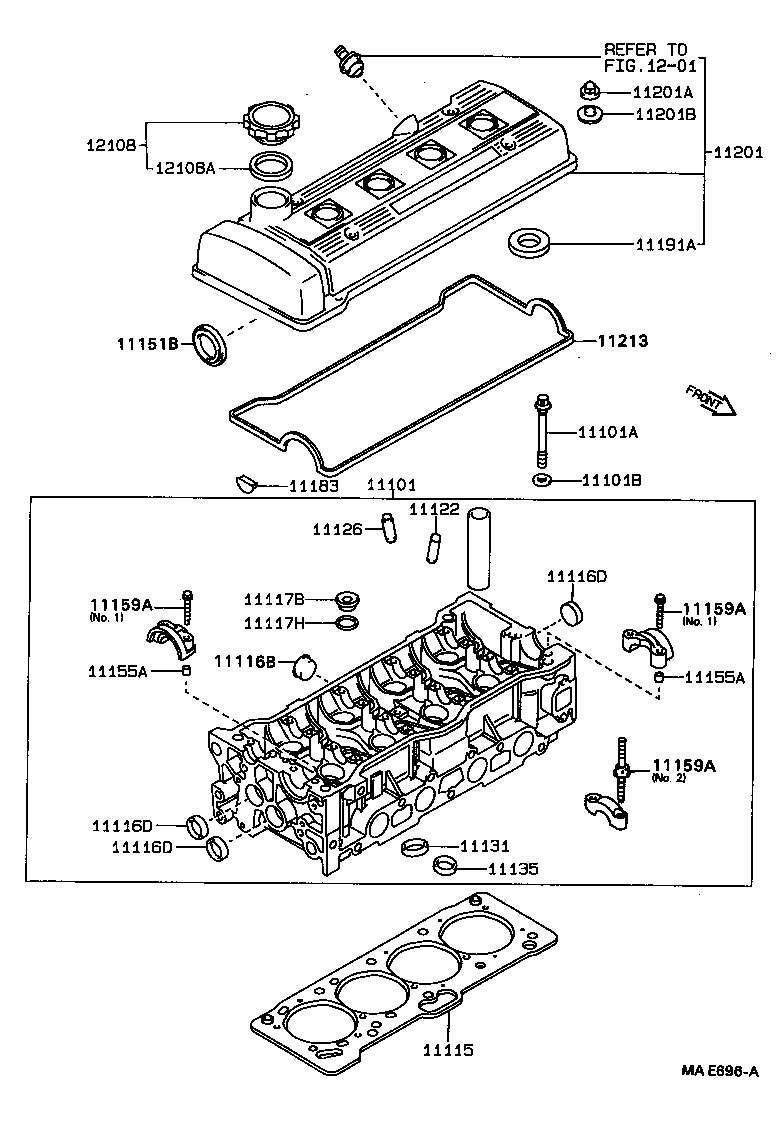 16341-64030 GASKET, WATER OUTLET product image