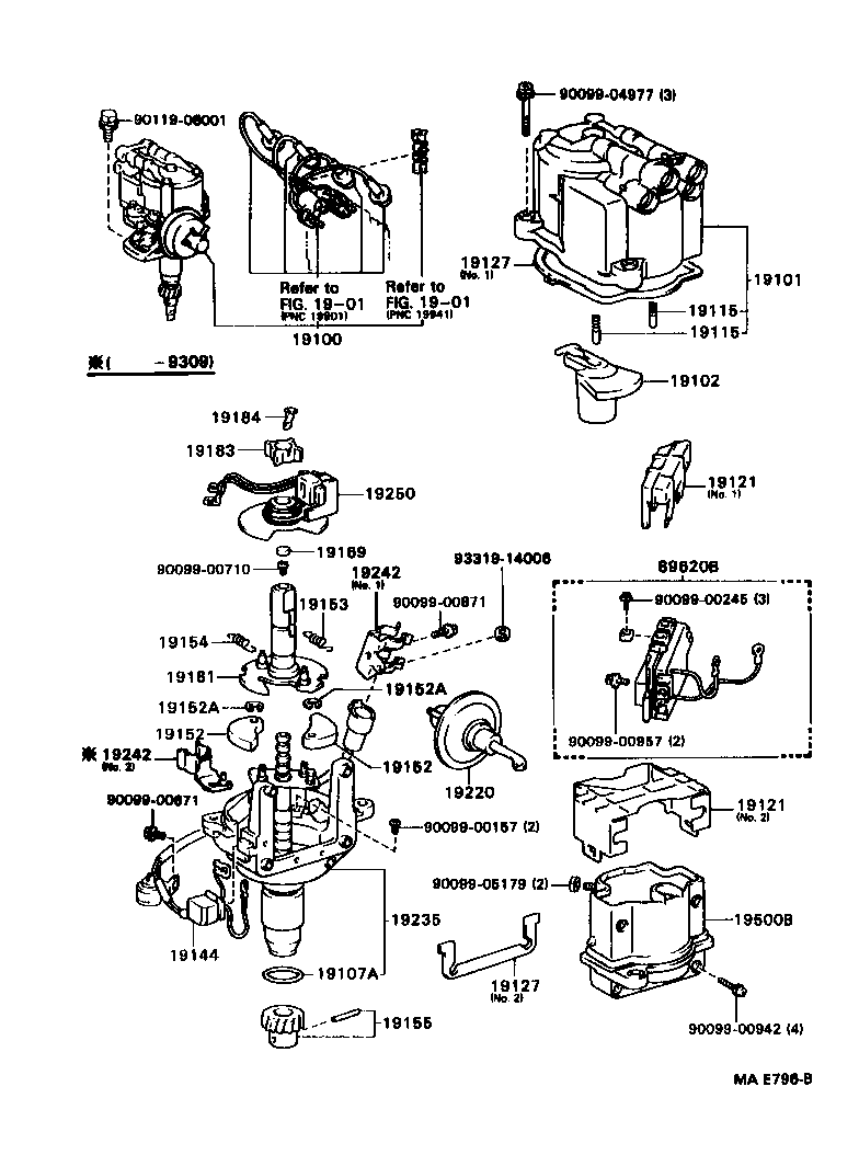 19144-73070 LEAD, DISTRIBUTOR BREAKER product image
