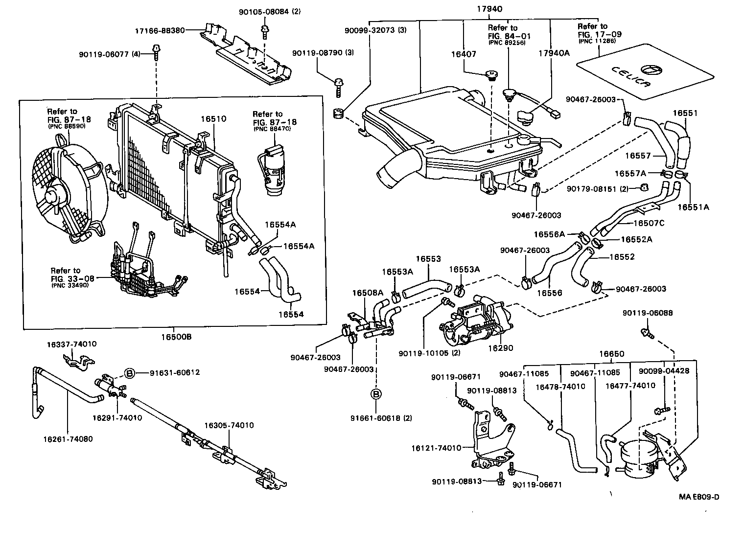 16500-74020 SUB-RADIATOR KIT product image