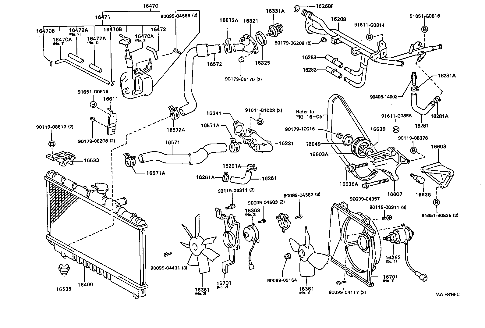 16304-88362 OUTLET, WATER product image