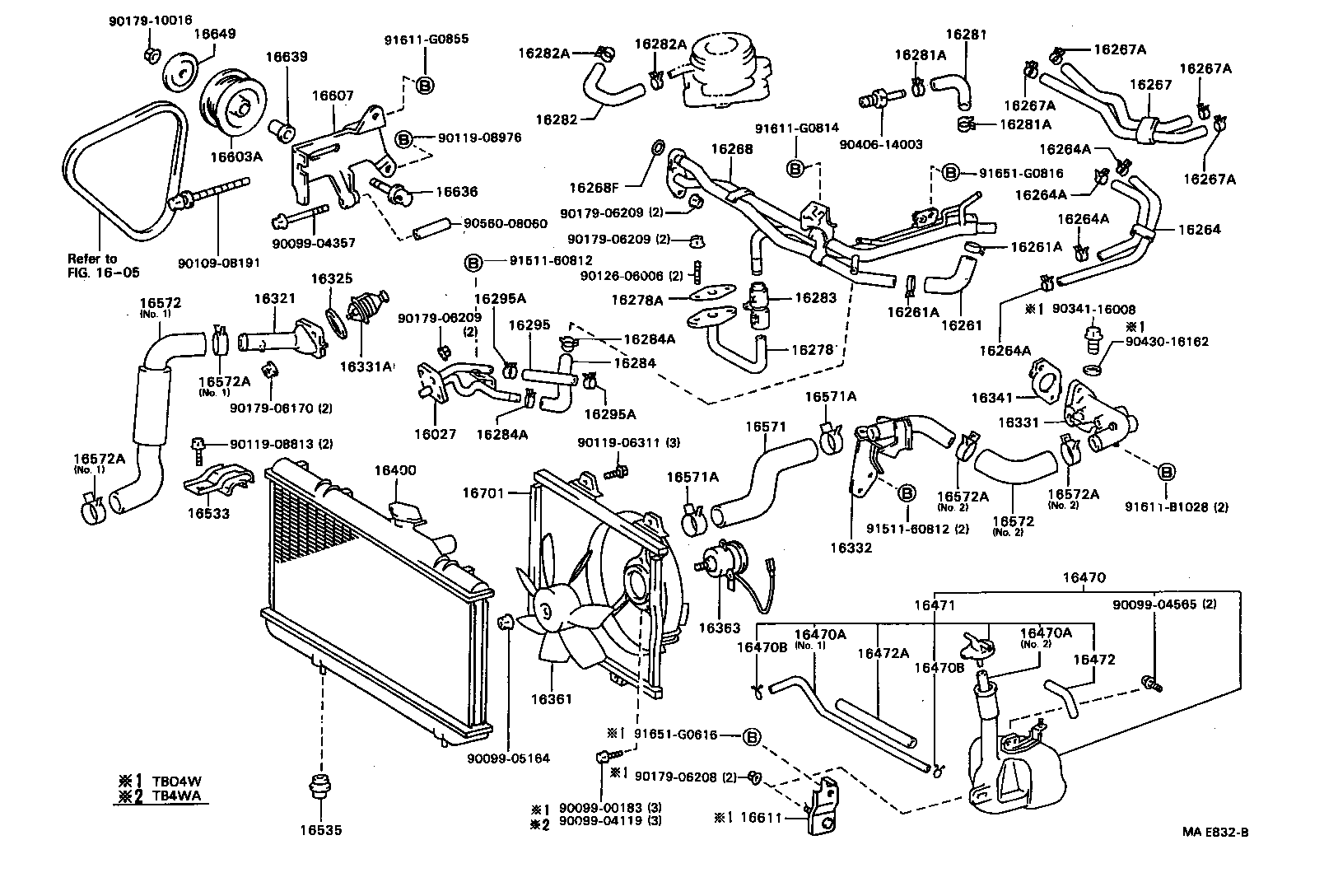 16304-88362 OUTLET, WATER product image