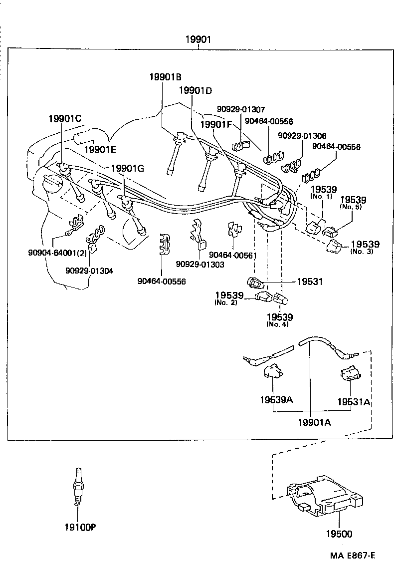 19941-20010 CLAMP, RESISTIVE CORD, NO.1 product image