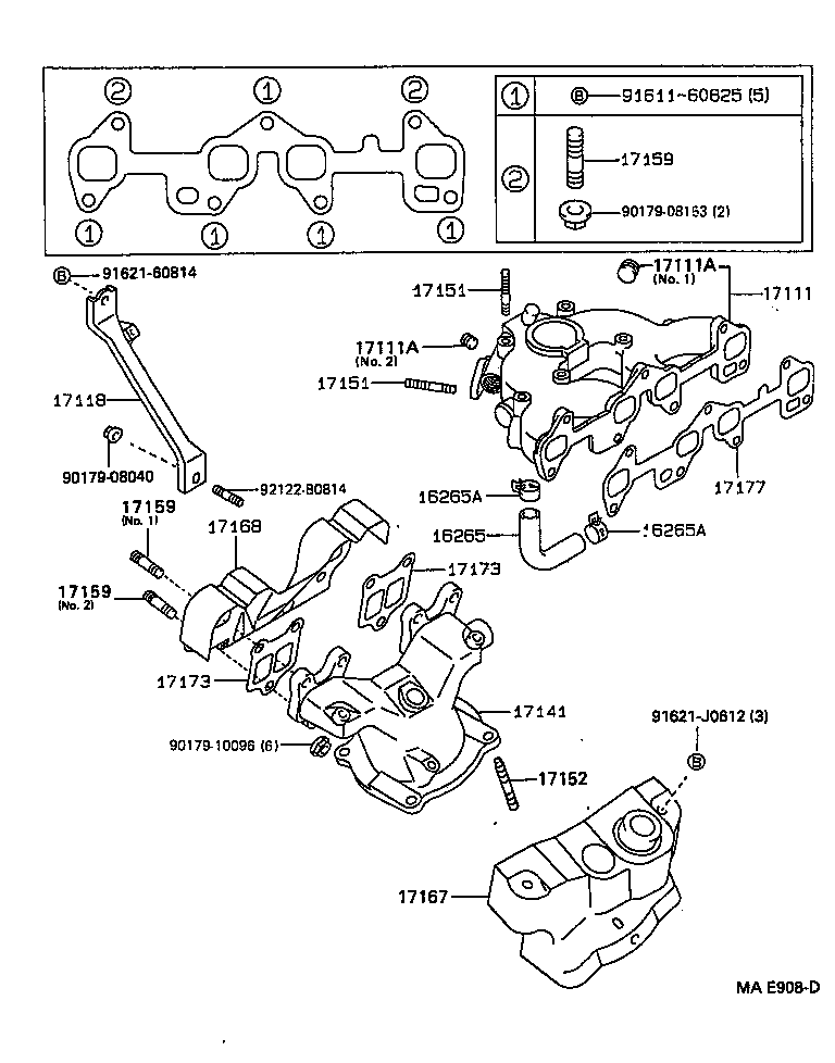 17012-16010 STAY, MANIFOLD, NO.2 product image