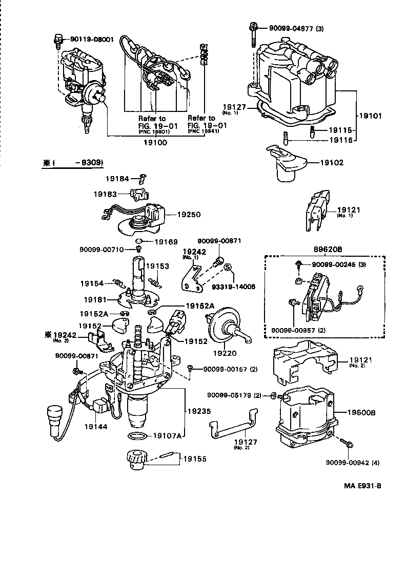 19144-73070 LEAD, DISTRIBUTOR BREAKER product image