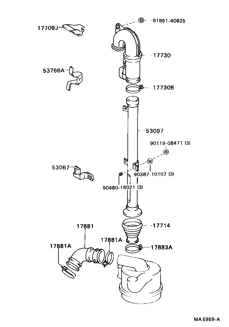 17700-56490 CLEANER ASSY, AIR product image
