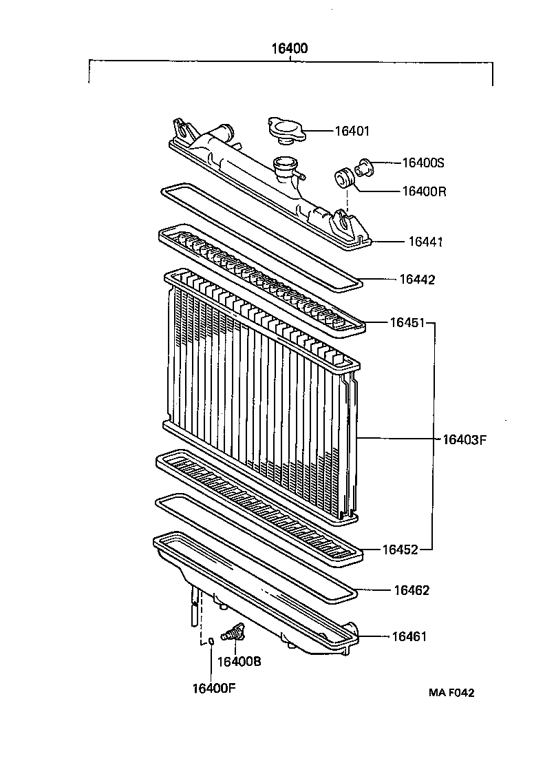 16381-73011 BAR, FAN BELT ADJUSTING product image
