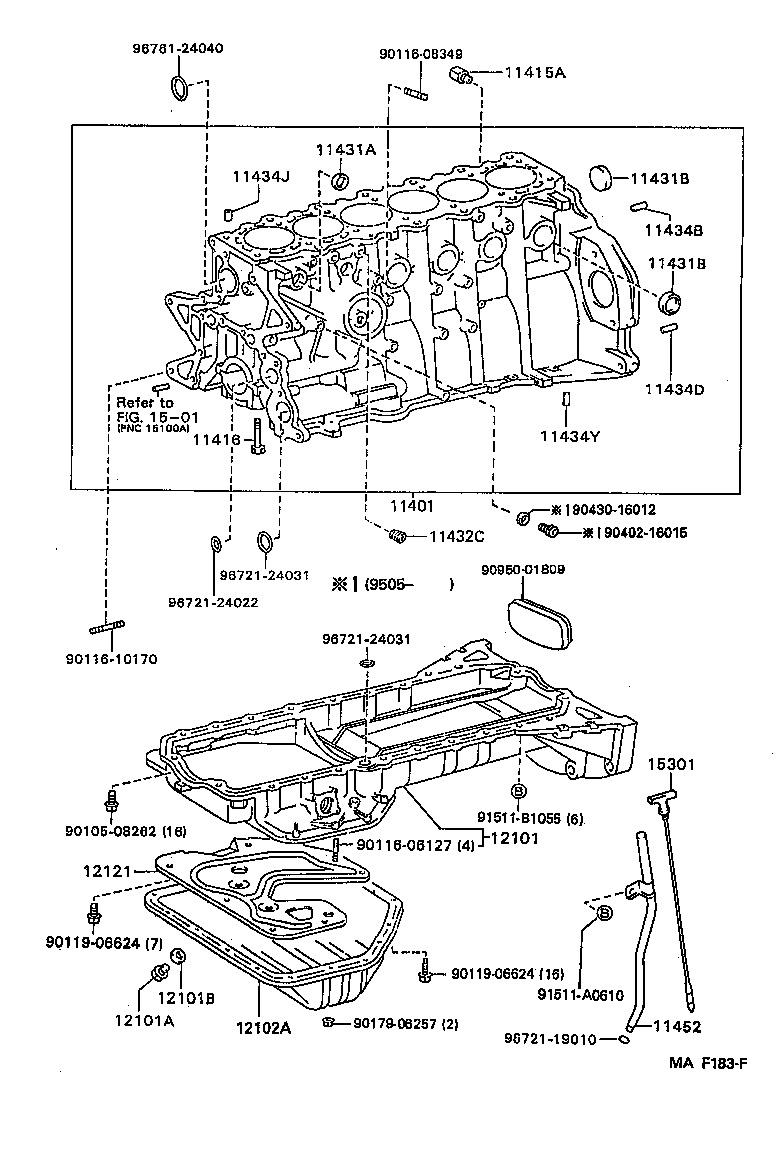 12102-50040 PAN SUB-ASSY, OIL, NO.2 product image
