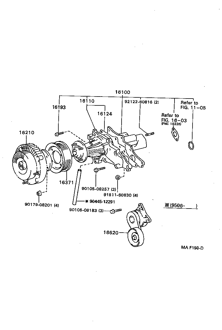 16210-46040 COUPLING ASSY, FLUID product image