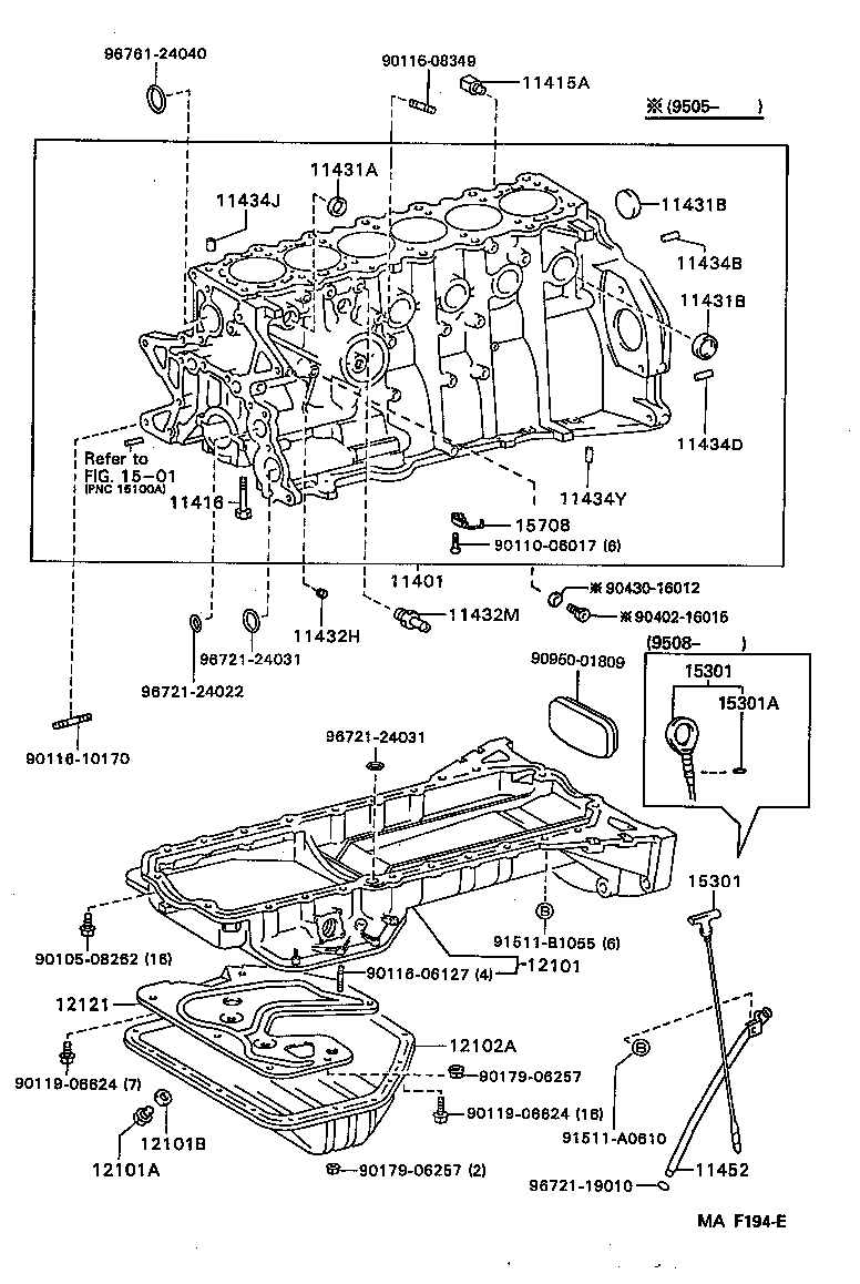11452-46060 GUIDE, OIL LEVEL GAGE product image