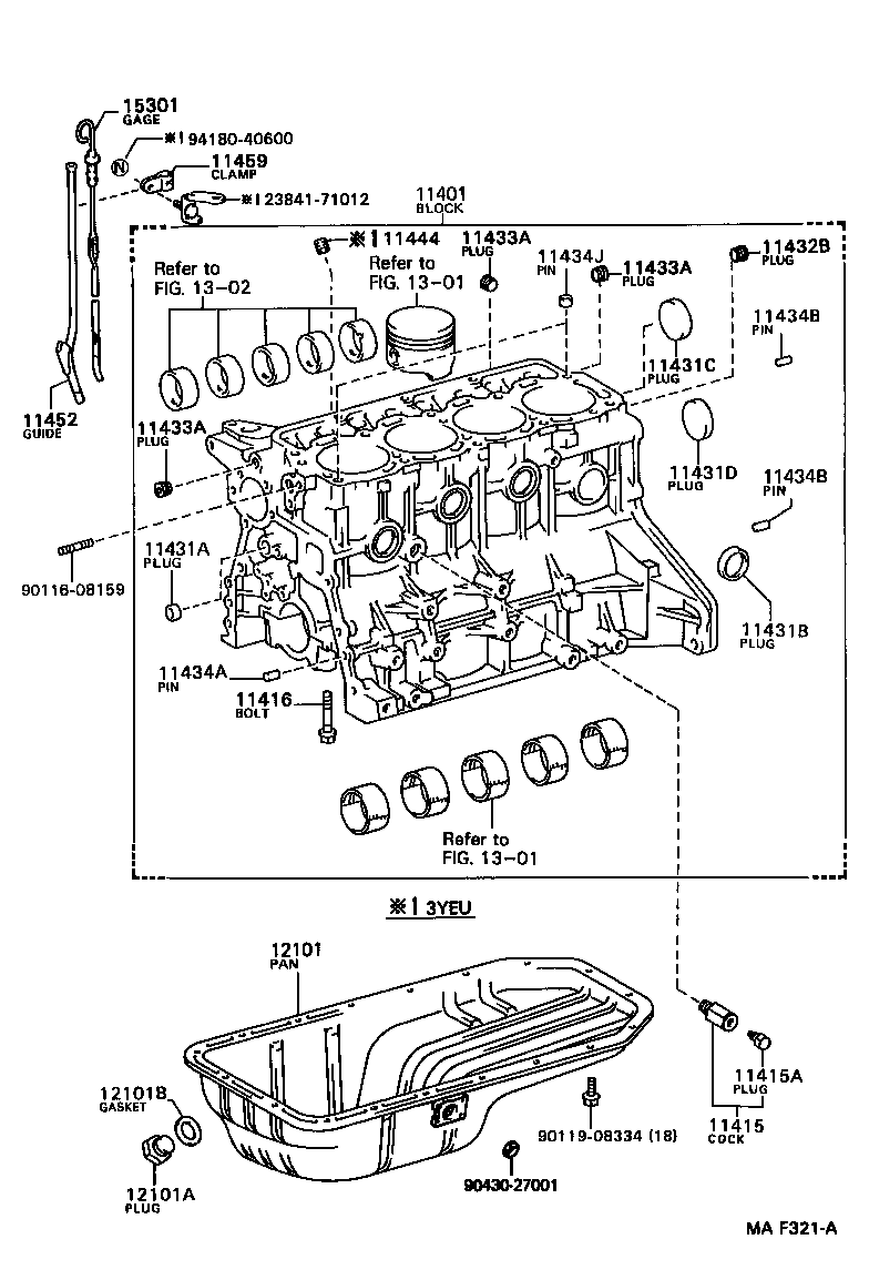 12101-64150 PAN SUB-ASSY, OIL product image