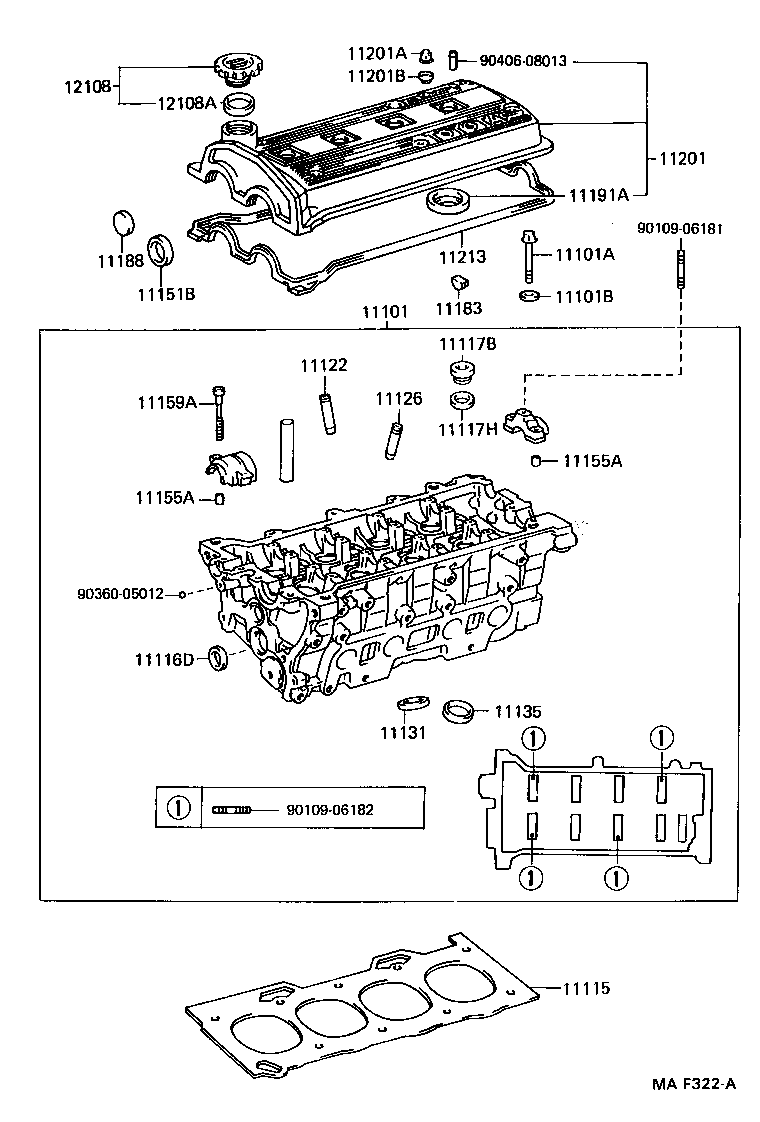 11122-15030 BUSH, INTAKE VALVE GUIDE product image