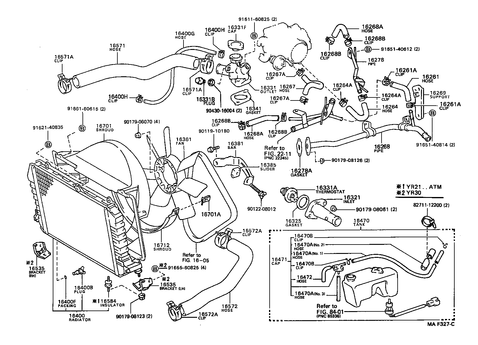 16381-64110 BAR, FAN BELT ADJUSTING product image