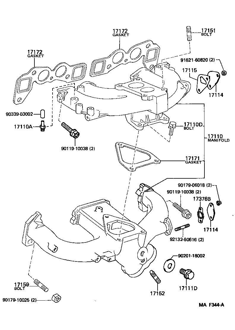 11495-13030 PLATE, INTAKE MANIFOLD HOLE COVER product image
