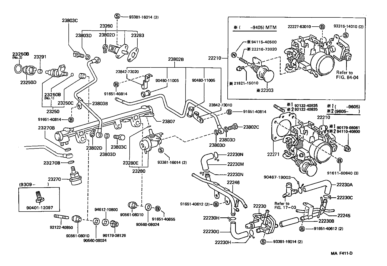 22210-73080 BODY ASSY, THROTTLE product image