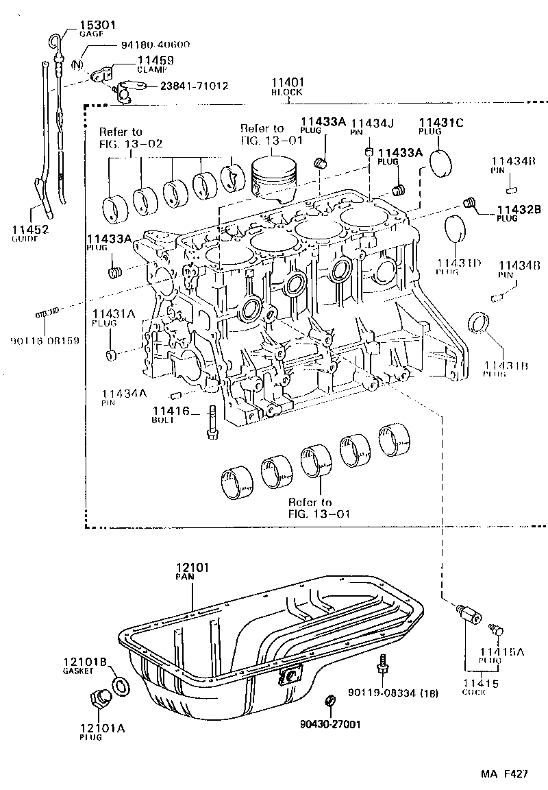 12101-64071 PAN SUB-ASSY, OIL product image