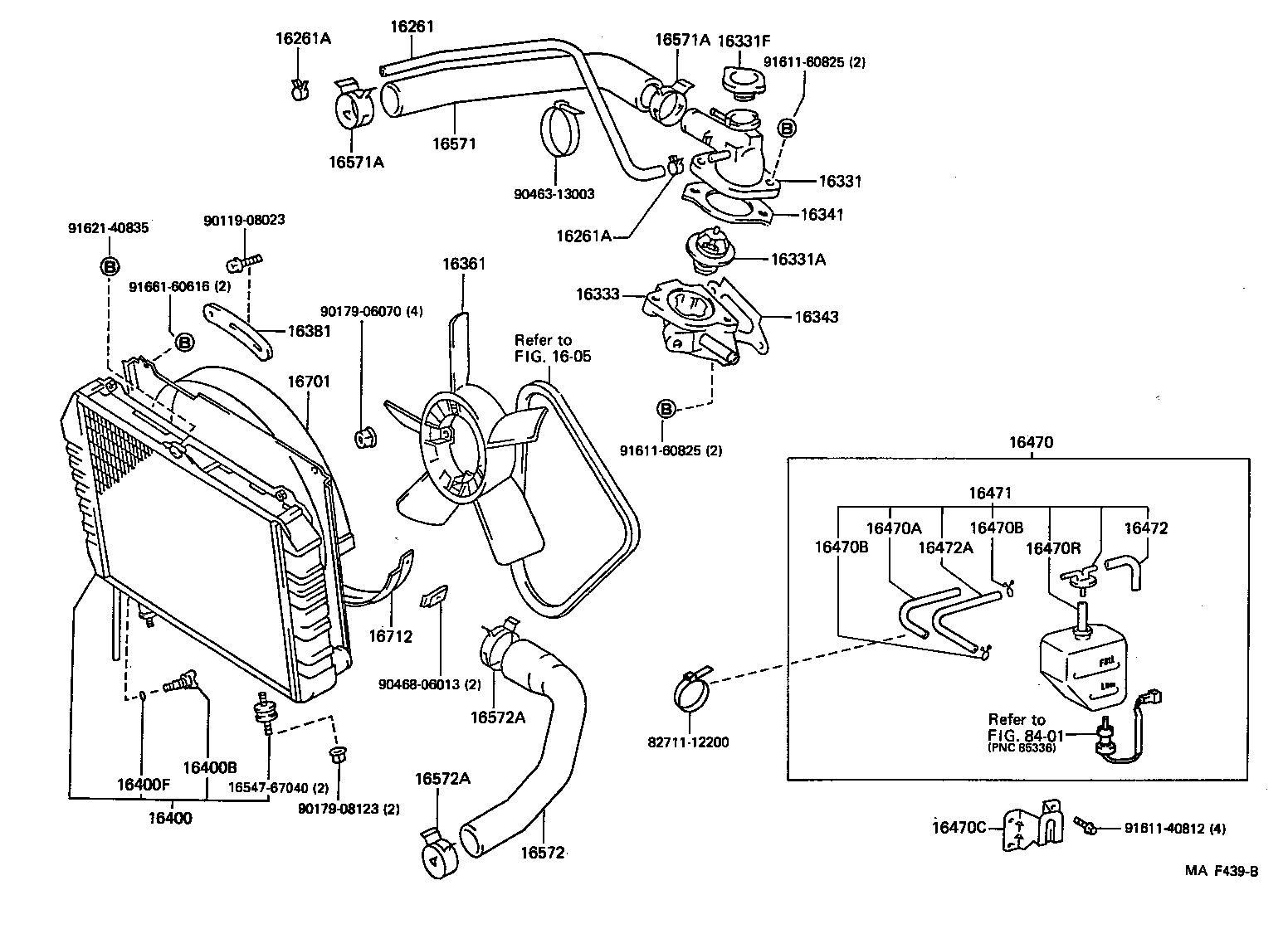 16381-64090 BAR, FAN BELT ADJUSTING product image