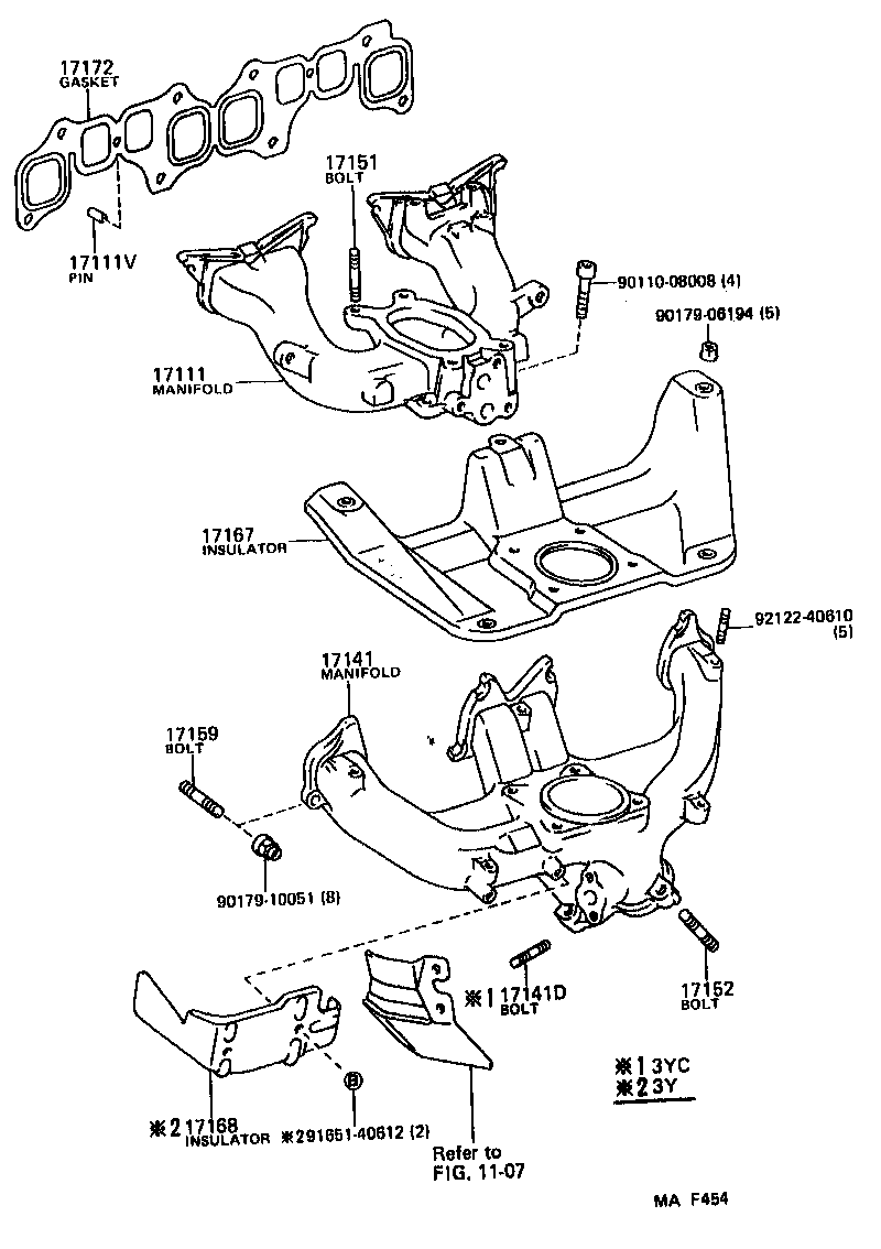 11495-13030 PLATE, INTAKE MANIFOLD HOLE COVER product image