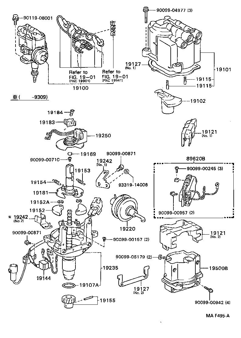 19144-72040 LEAD, DISTRIBUTOR BREAKER product image