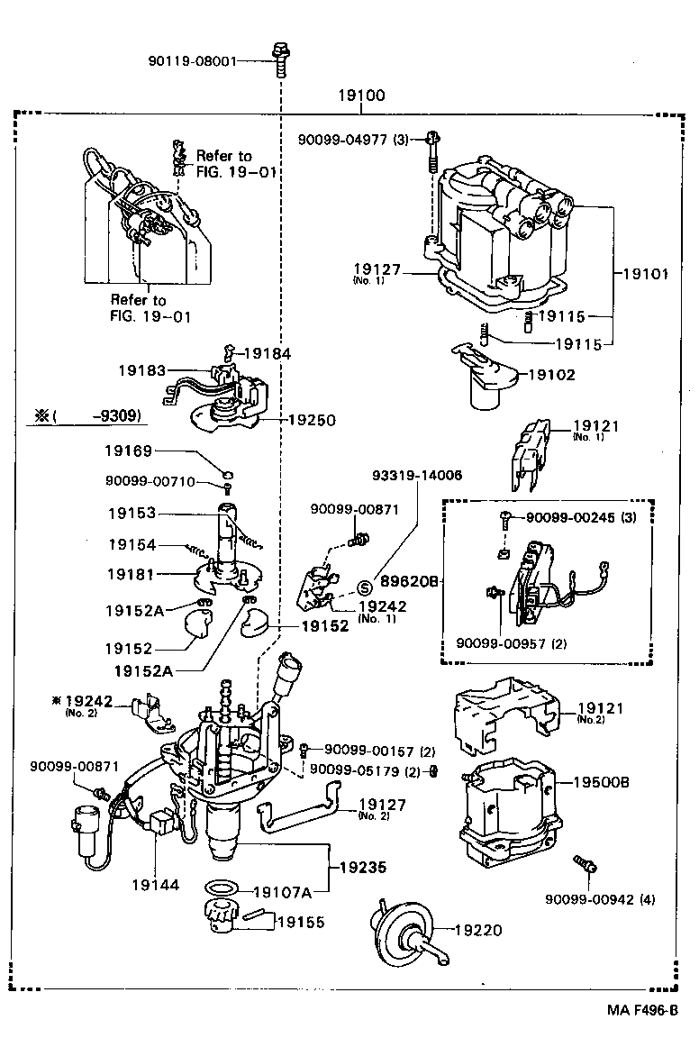 19144-72040 LEAD, DISTRIBUTOR BREAKER product image