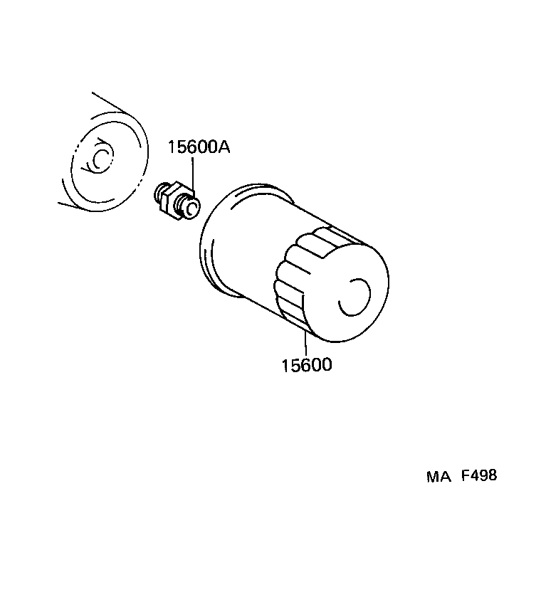 15691-61010 GASKET, OIL FILTER product image