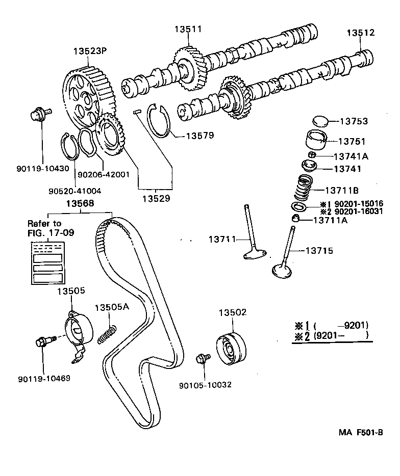Toyota 13501-88381 CAMSHAFT