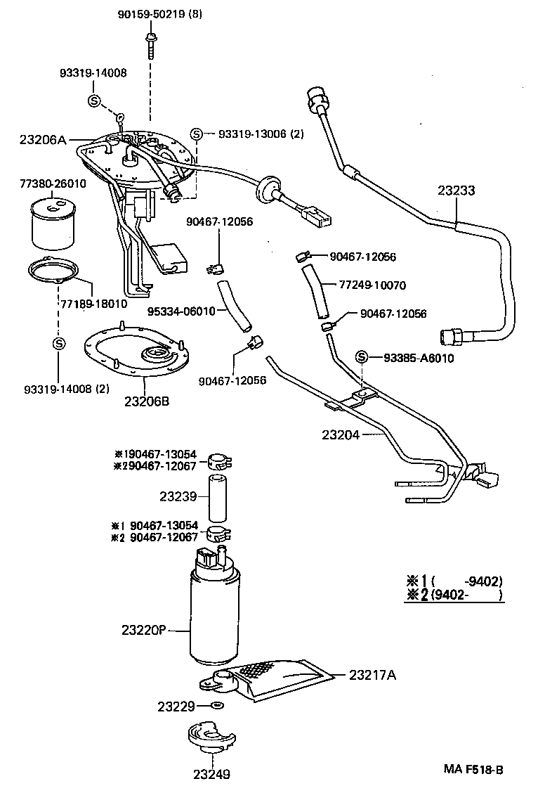 23209-11050 INJECTOR ASSY, FUEL product image