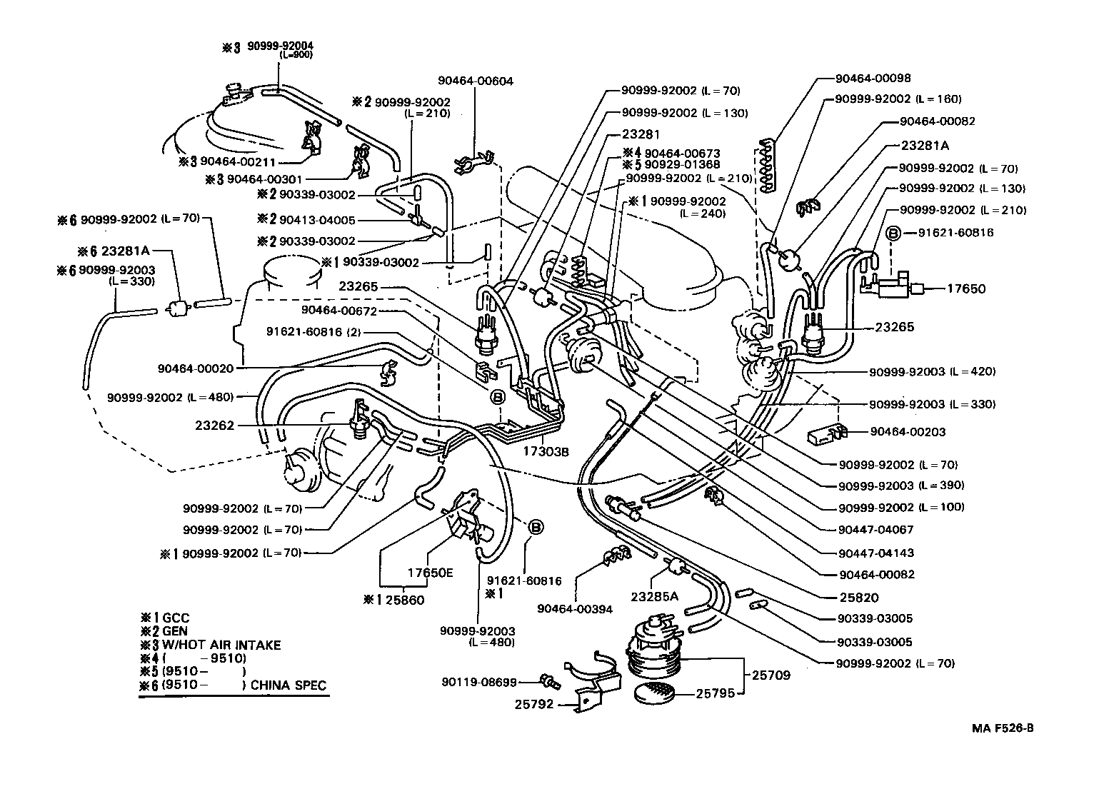 25709-17010 VALVE SUB-ASSY, HIGH ALTITUDE COMPENSATOR product image