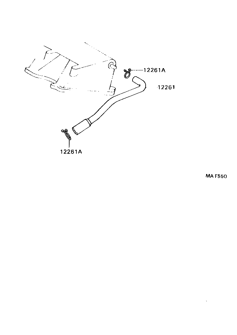 12251-64010 CLAMP, VENTILATION TUBE product image