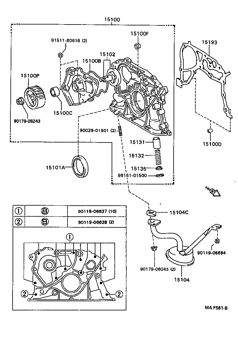 15100-02030 PUMP ASSY, OIL product image