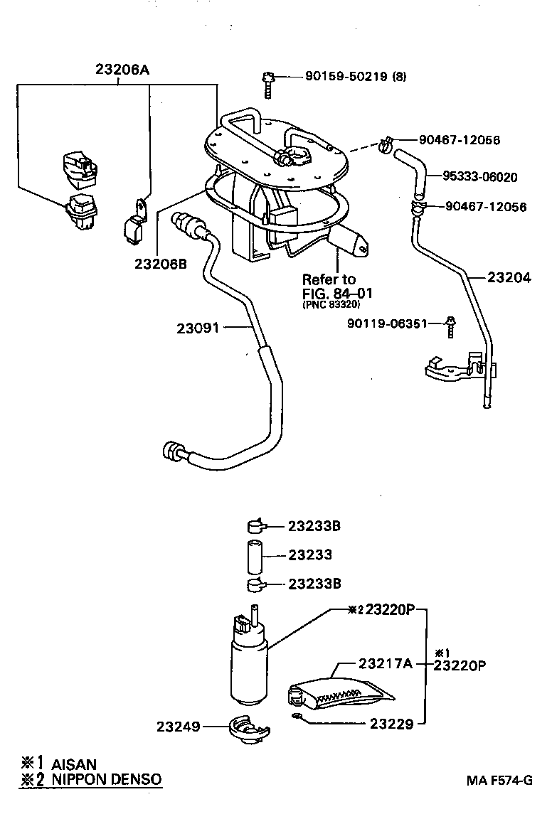 22030-74020 BODY ASSY, THROTTLE W/MOTOR product image