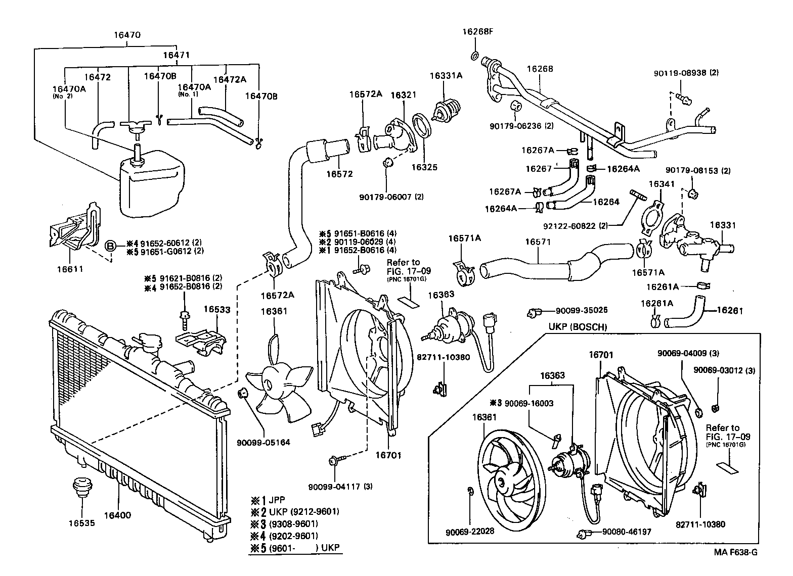 16381-64050 BAR, FAN BELT ADJUSTING product image