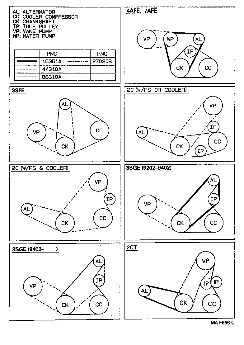 90080-91079 BELT, V(FOR VANE PUMP) product image