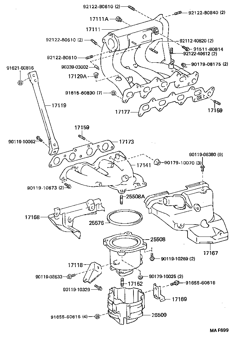 17069-16020 STATOR SUB-ASSY, CLUTCH product image