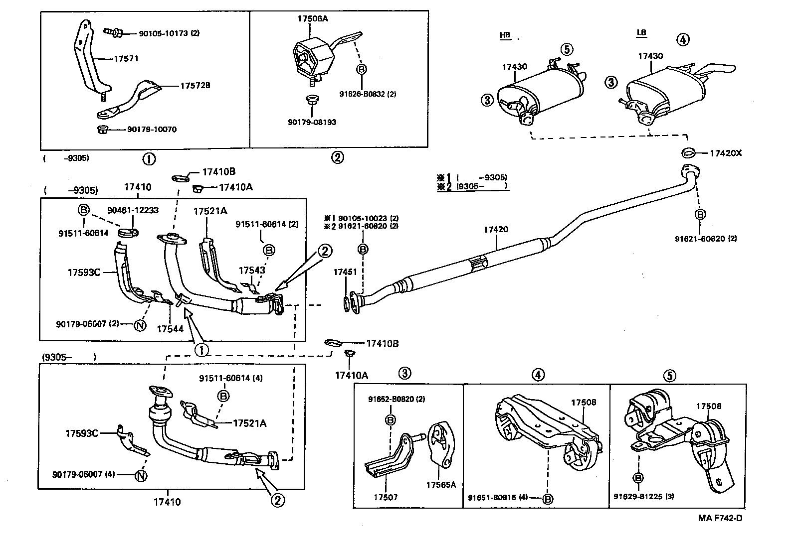 17430-64770 PIPE ASSY, EXHAUST, TAIL product image