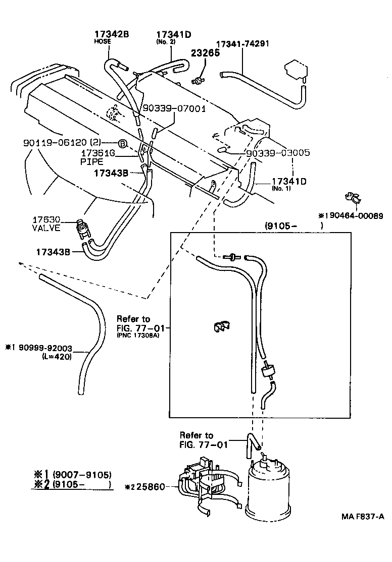 17630-74030 VALVE ASSY, AIR CONTROL product image