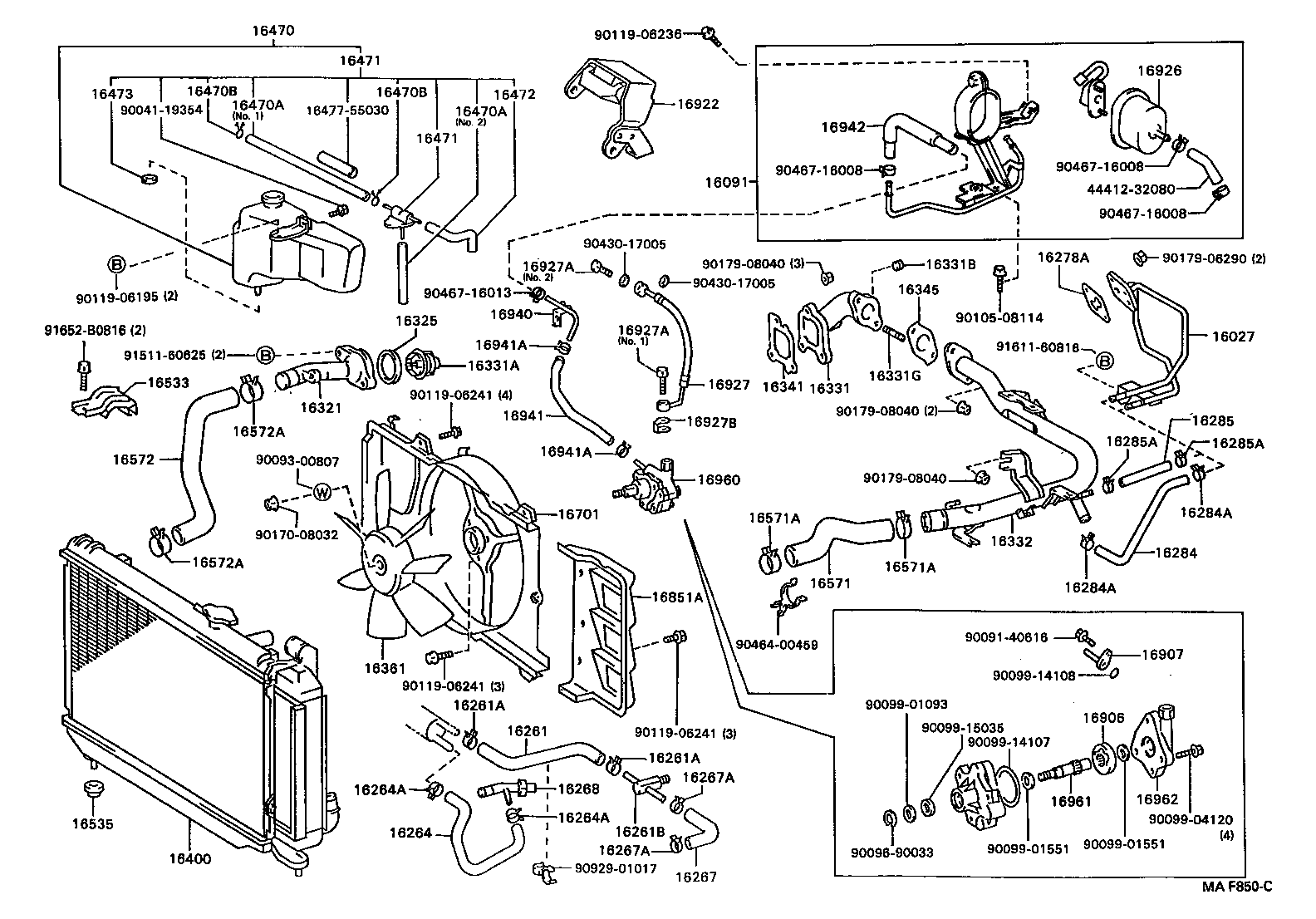 16381-62030 BAR, FAN BELT ADJUSTING product image