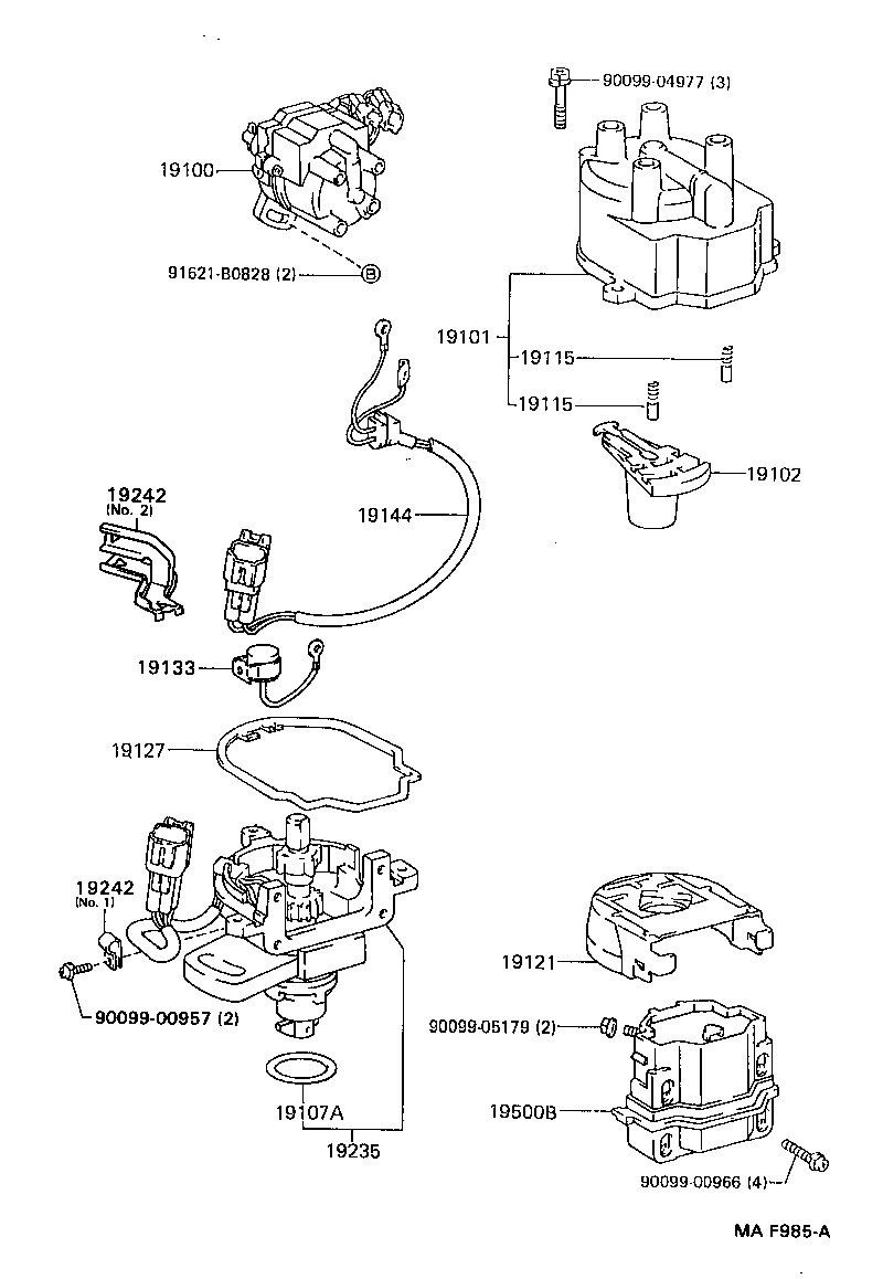 19101-11030 CAP SUB-ASSY, DISTRIBUTOR product image