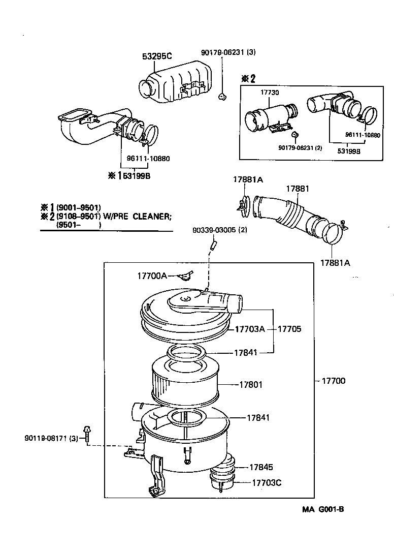 17705-17090 CAP SUB-ASSY, AIR CLEANER product image