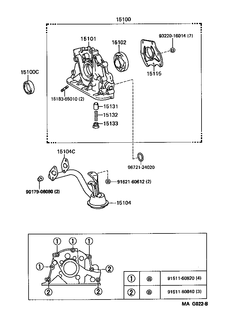 15101-62040 BODY SUB-ASSY, OIL PUMP product image