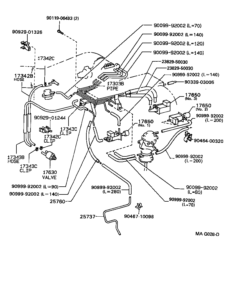 25860-50050 VALVE ASSY, VACUUM SWITCHING product image