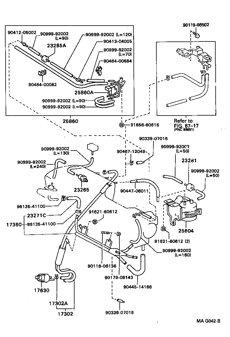 25804-16060 VALVE SET, VACUUM CONTROL product image