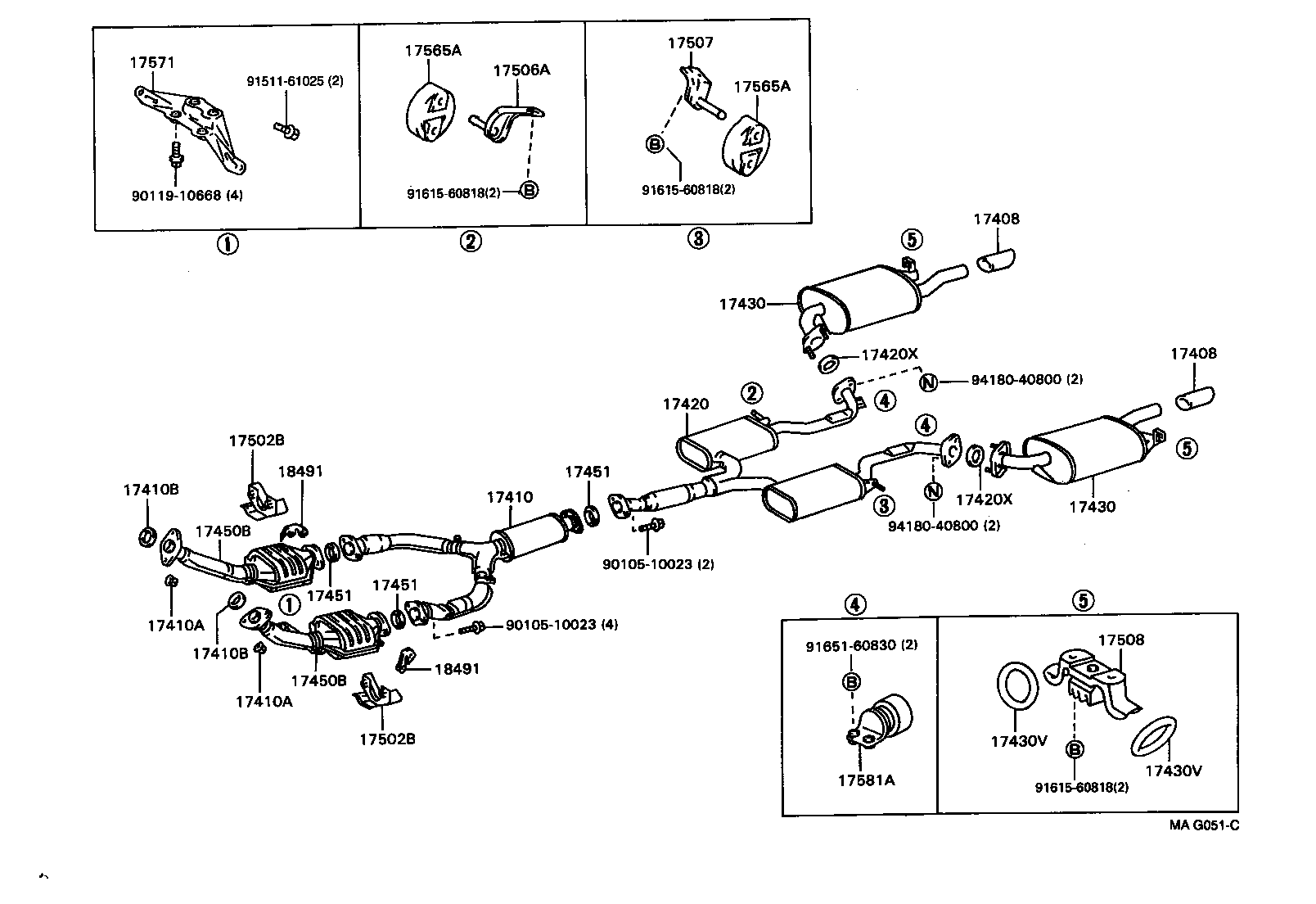 17430-70492 PIPE ASSY, EXHAUST, TAIL product image